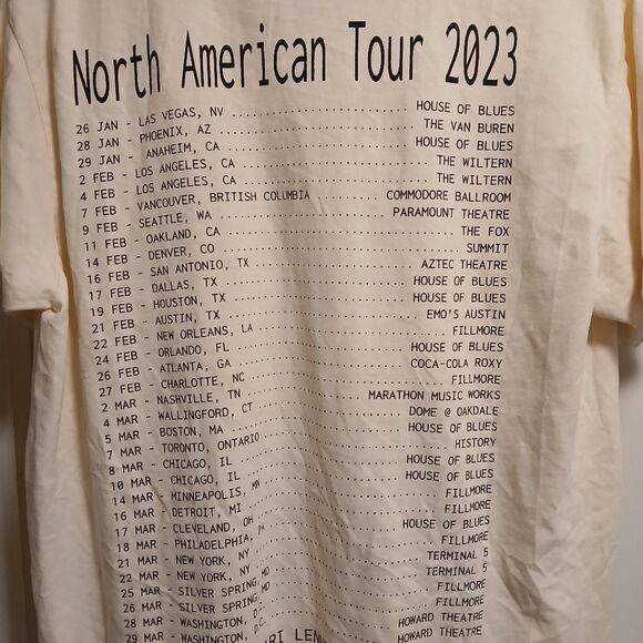 Ari LENNOX Graphic T-Shirt with Artistic Print SZ.M - Picture 5 of 5